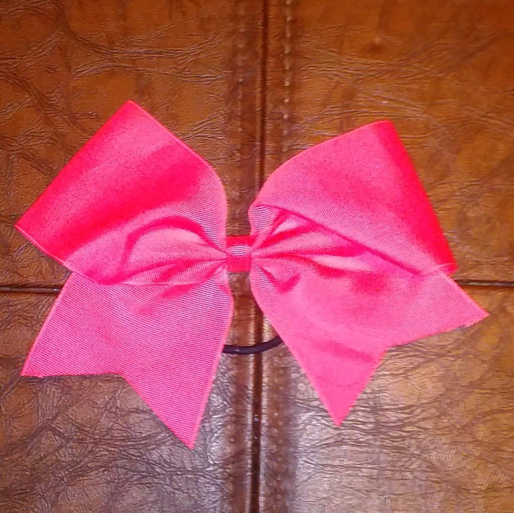 Pink Cheer Bow